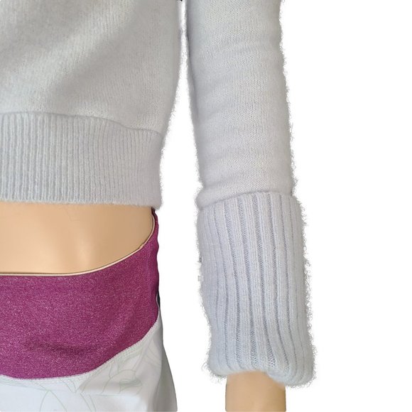 NWOT Club Monaco Pastel Blue Merino & Alpaca Wool - Picture 3 of 5